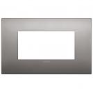VIMAR - 19654.10 - Classic plate 4M metal black nickel