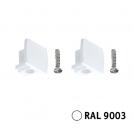 PAULMANN - Крайни капачки за шини 95653 URail connector end cap 13x21mm • Бяло