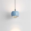 NOVA LUCE - Pendant lamp D: 9.6 H: 140cm  9002071  CONGA ⚡ LED 13 Watt ⚡ 220-240Volt ⚡ 922Lm ⚡ 3000K ⚡ IP20 ✴ Light Blue aluminium shade 