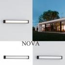 NOVA LUCE - Moisture-proof wall light  L:50, W:6.5, H:9 cm.   9030943  NOVA ⚡ LED 21W ⚡ 974Lm ⚡ 3000K ⚡ 220-240V ⚡ IP65 ✴ Dark Anthracite