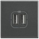 BTICINO - HS4285C2 2x USB anthracite