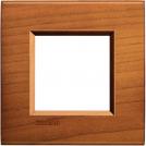 BTICINO - LNA4802LCA Square cover plate 2 modules - cherry 