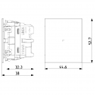 VIMAR - 30000A.2B Аксиален Еднополюсен ключ с индикация, Linea, 1P 250 V~ 10 AX 2М, White (2)