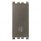 VIMAR - 19008.FX.M - 1P NO 10A push button screwless Metal