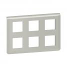 LEGRAND - 0 788 32 Plate Mosaic - 2 x 3 x 2 modules - alu 79332L
