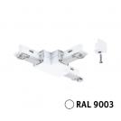PAULMANN - Конектор (Т-образен) 95647 URail connector T-piece ⏺104x62mm.  max. 1000W⏺Бял