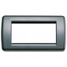 VIMAR - 16754.23 - Rondò plate 4M metal metall. anthracite