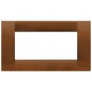 VIMAR - 16734.55 - Classica plate 4M wood walnut