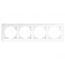 EFAPEL - FOUR GANG FRAME WHITE 90940 TBR LOGUS 90