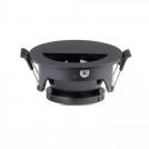 V-TAC - GU10 Fitting Half Round Black & Black SKU: 8608 VT-884 (1)