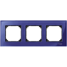 SCHNEIDER ELECTRIC - MTN4030-3278 рамка тройна стъкло сапфир M-Elegance Glass Merten