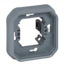 LEGRAND - Влагозащитен Рамка за скрит монтаж със скоби Plexo New Сив 69682L