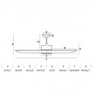 FARO - TONIC LED Brown ceiling fan with DC motor Ref.33552 (4)