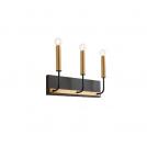 INCANTI - wall luminaire KONIG IKN W3 06 12  AP 3X40W E14 BLACK/ANTIQUE BRASS