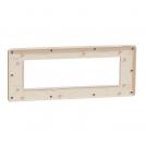 SCHNEIDER ELECTRIC - NU270751M New Unica - cover frame - 1 gang - 7 module - bronze/ ivory mirror surface (2)