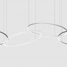 POLARIS LIGHTING - Пендел COOL Ø1000/25/25mm 68W 6120lm 4000K 110° бял 1302-1000