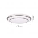 2R - LED ceiling light 8312A 24W 3000/4000/6000K Ø400mm 86296 (1)