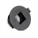 V-TAC - GU10 Fitting Square Black & Black SKU: 8598 VT-883