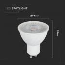 V-TAC - LED Крушка SAMSUNG Чип 6 W GU10 110° 3000K SKU: 21192 VT-247 (2)