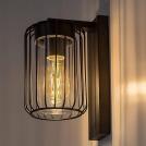 RABALUX - Фасаден аплик  77106  TARPA ⚡ IP44 ⚡ E27 ⚡ 1x MAX 40W ✴ Черен