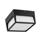 PREZENT - LED Garden lamp GEST BLACK/WHITE ALUMINUM/PC 9W 820lm  31311