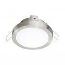 EGLO - LED луна вгр. LED IP44 1X6W 500lm 3000K Ø82 никел-мат 'PINEDA 1' 95918