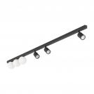 TKLighting - CEILING LAMP VOX 10003 3XGU10 + 3XG9 BLACK 10003-E