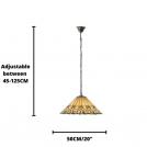 INTERIORS 1900 - pendant luminaire JAMELIA 64194 E27, 60W (4)