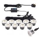 SAXBY - Влагозащитени LED ЛУНИ  IKONPRO CCT  73349 3000K/4000K 45mm kit IP67 0.75W cct
