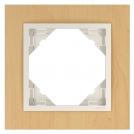 EFAPEL - 90910 TFP Единична рамка бук/перла дърво LOGUS 90 Arbore