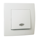 MAKEL - Cut Out And Two Way Switch Illuminated Lilium Natural Kare 32001025