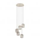 EGLO - пендел ROMAZZINA E27 5X40W пясъчен - 901125