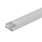ULTRALUX - APK211 Aluminium profile for LED flexible strip, wide, shallow, 2 m