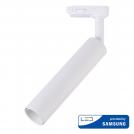 V-TAC - 20W LED Tracklight SAMSUNG CHIP White Body 3000K SKU: 362
