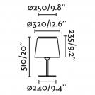 FARO - настолна лампа  SAVOY 20304-82 E27, 15W (1)