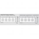 BTICINO - cover plate 2+2+2+2 modules white Light Now YA4802M4WW (4)