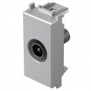 TEM - KM10ES Spcket TV individual 0db 1M, color Silver matt, Modul