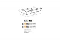 AZZARDO - LED Аплик влагозащетен IP44 бял Dalen AZ2960 (4)