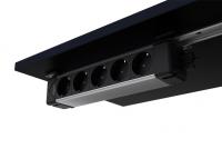 DIGITEL - Контакт за монтаж на плот/бюро Inox, Шуко, 5x контакт UNDER DESK LEGS (2)