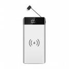 V-TAC - 20000 mAh Външна Батерия Безжично Зареждане Бяла SKU: 8860 VT-3058