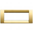 VIMAR - 16736.32 - Classica plate 6M metal polished gold