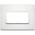 VIMAR - 21654.01 - Plate 4M brilliant aluminium