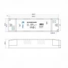 ADLER - ADM3612 LED POWER SUPPLY FOR LED STRIPS 60W, 12V DC, NON-WATERPROOF (1)