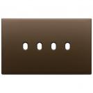 VIMAR - Plate 4Mx4 Vintage brushed dark bronze - 22674.4.12