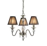 INTERIORS 1900 - Пендел POLINA nickel  63583  E14, 3X40W