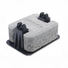 DIETZEL UNIVOLT - Roof conductor holder, concrete base, Ø 8-10 mm, UV-restistant, 1000 gr 63934