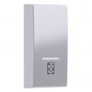 ACA LIGHTING - MODYS BUTTON WITH INDICATOR & SYMBOL WASHING MACHINE 1M. SILVER 10101333135