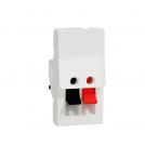 SCHNEIDER ELECTRIC - NU348718 One module audio connector white