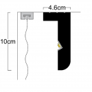 ADORN - Декоративен корниз за индиректно-осветление P-02 LightForm™ 4.6 x 10 x 200 cm (1)