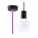 SOLLUX - pendant  luminaire  EDISON violet SL.0156
